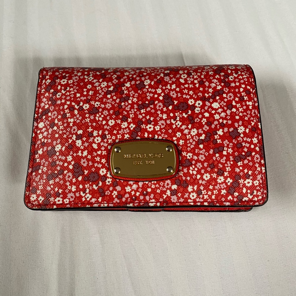 Michael Kors floral wallet